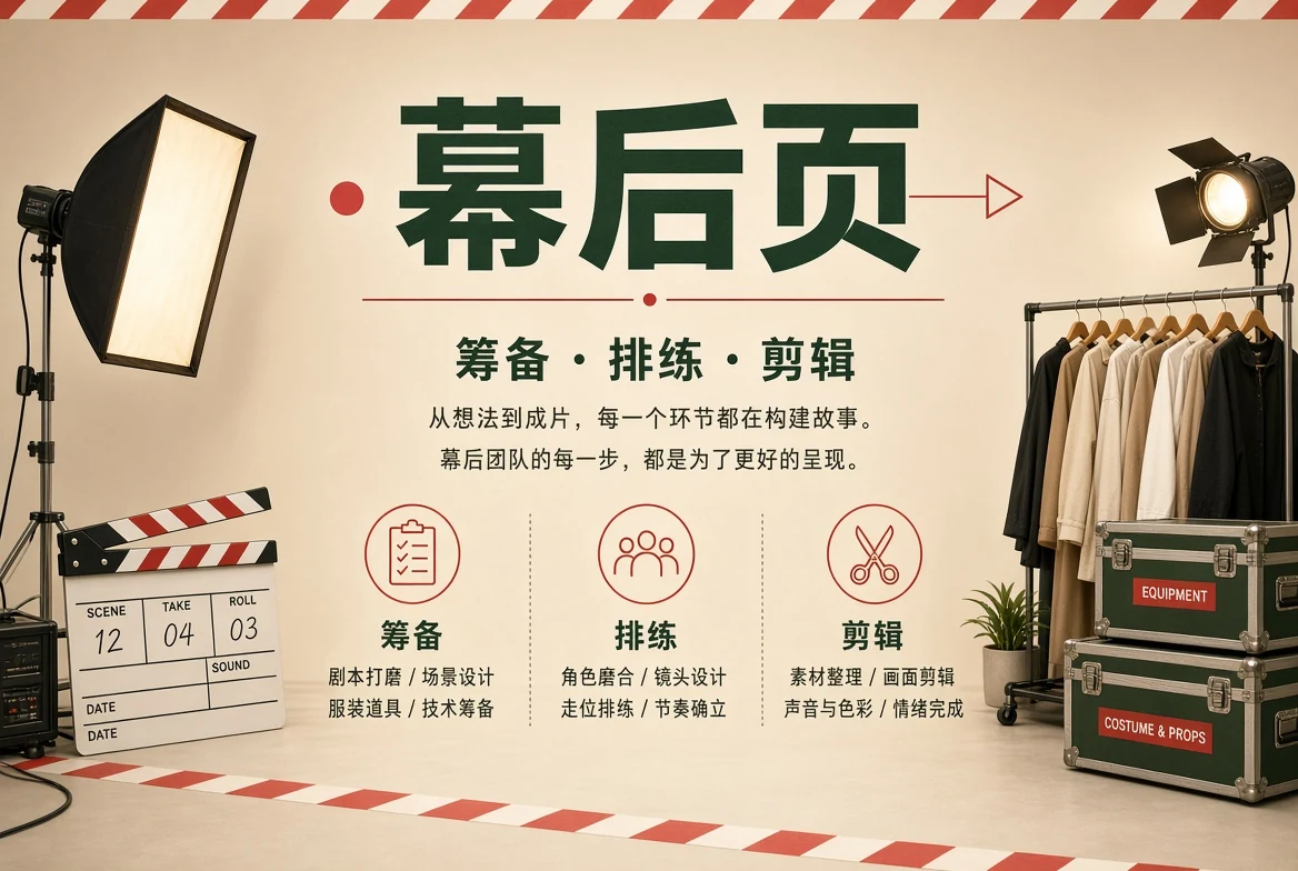 幕后页栏目画面